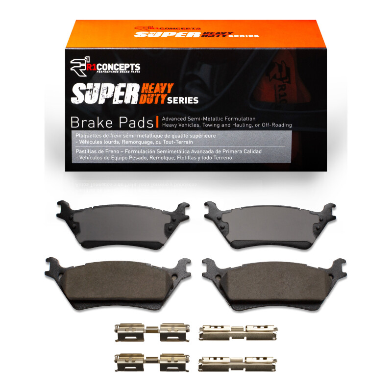 Ford F-150 Brake Pads - Rear - R1 Concepts - R1 Super Duty - `12-`20